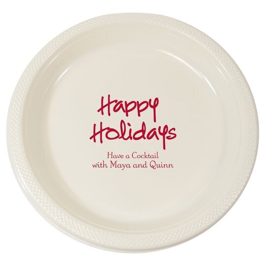 Studio Happy Holidays Plastic Plates